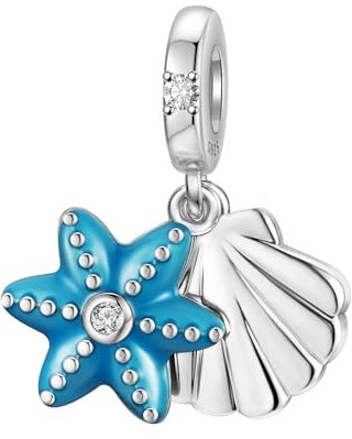 Seestern Muschel Ozean Charm für Pandora Charms Sommerschmuck