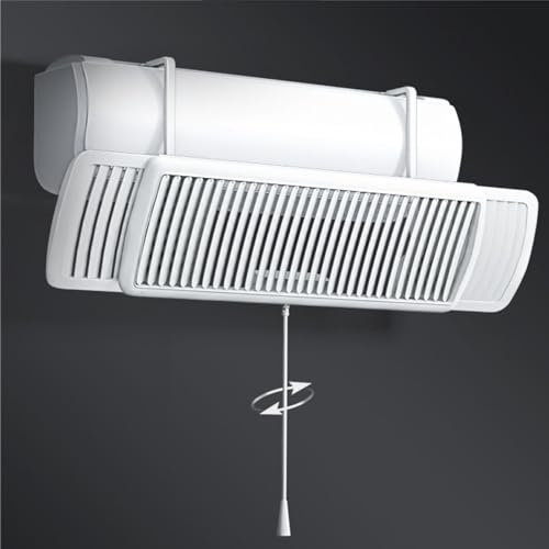 HJYryhyfddply Klimaanlage Split Windabweiser, Verstellbarer Klimaanlagenabweiser, WindrichtungsgeküHlte Schallwand for Zuhause, Geeignet for Zuhause Und Büro