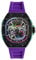 Nubeo Men's 44mm Viper Automatic Limited Edition Indigo Watch with Fkm Rubber Strap NB-6105-06