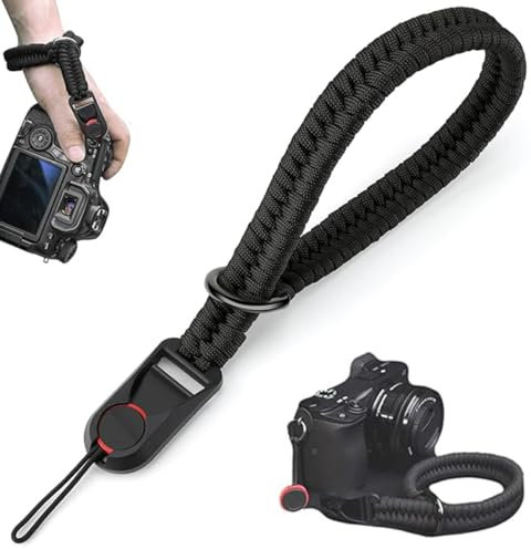 SULIUDAJI Passante Da Polso Per Fotocamera, Cinturino Da Polso Per Fotocamera, Cinturino Per Fotocamera, Sgancio Rapido Fotocamera Cinghia Fotocamera, Compatibile Con Diverse Fotocamere