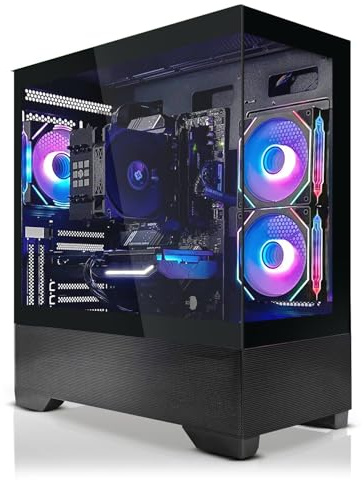 SYSTEMTREFF Gaming PC - Intel Core Ultra 5 245K - RTX 5060 Ti 8GB | Intel 6-Kern CPU bis 5.2 GHz, 16GB DDR5, 1TB M.2 NVMe SSD, Nvidia Grafik WLAN, Windows 11, für Gaming, Streaming