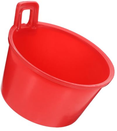 KITANDOVE Suministro de jardín Cuchara agrícola cucharón de baño cucharón de riego regadera Jardin regadera de jardín cucharón de Sopa de Agua Cuchara de Jardin achicador el plastico Rojo