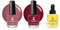 JESSICA Custom Colour 3 Piece Nail Polish & Cuticle Oil Gift Set, Strengthener, Quick Dry, Chip Resistant, Berry Christmas, 3 x 7.4ml