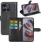 BOCTECH Cover per Motorola Moto Edge 50 Neo, Custodia a Libro Portafoglio in Pelle PU e Silione Morbido con Porta Carte, Magnetica e Supporto Flip Case Antiurto per Motorola Edge 50 Neo, Nero
