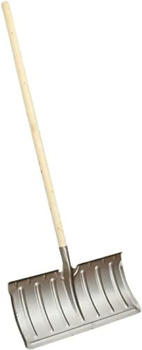 Schneeschaufel Schneeschaufel für Klimaanlage und andere Outdooraktivitäten aus Stahl mit Holzstiel Schneeschaufel aus Kunststoff