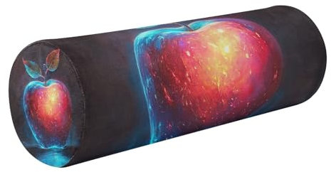 EtherSpher Niedliches personalisiertes Nackenrollkissen im Gaming-Stil für Beine, festes, dekoratives Nackenrolle, langes rundes Kissen für Bett, Zylinderkissen, dekorativer Bezug, runder