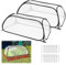 BlyeMichdi Piccola Serra per Verdure, 114x56x41CM, Freddi per Pomodori e Verdure, Mini Serra Pop-Up, Serra da Giardino in Acciaio e Plastica per Aiuole, Verdura, Fiori, Frutta, Giardino