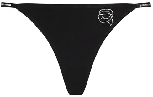 Karl Lagerfeld Damen Ikon Rhinestone Thong