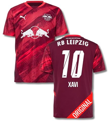 PUMA Original RB Leipzig Trikot Kinder [Away 24/25] Offizielles Leipzig Trikot [Spieler oder Personalisiert] Sportbekleidung Fussball Geschenke Jungen Mädchen Fußball Fanartikel Kinder