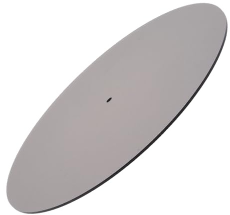 Levemolo Acryl Schallplattenmatte Rutschfeste Plattenspielerauflage aus Antistatischem Material für Vinyl Schockabsorbierend Einfach zu Reinigen Transparent für Turntables