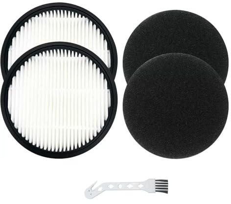 Hepa Filter Ersatz für Laresar Elite 3 Akku Staubsauger Filter, Ersatzteile für Akku Staubsauger, Langlebig und kann gewaschen werden (2 Filters+2 Schwämme)