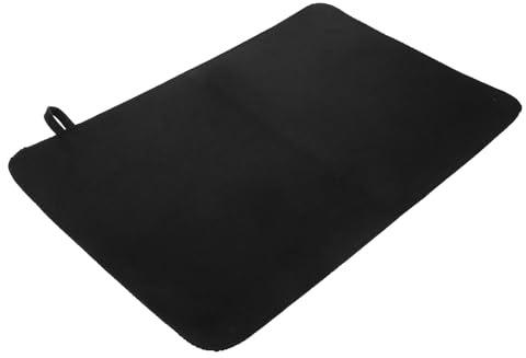 MAGICLULU Coussin de Sauna en Feutre Épais Noir, Tapis D’Isolation Thermique et Hydrofuge pour Spa et Hammam, Coussin Portable Confortable pour Chambre et Salle, Protection Assise Solide