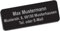 Drohnen Kennzeichen Aluminium elox. 40x15mm mit hochwertiger Lasergravur inkl. Klebestreifen