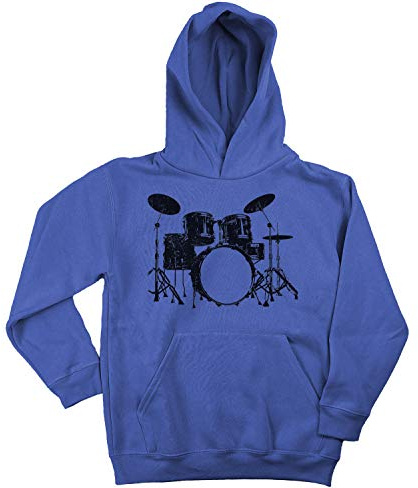 Ma2ca Drums Drummer Schlagzeuger Kinder Kapuzenpullover Hoodie