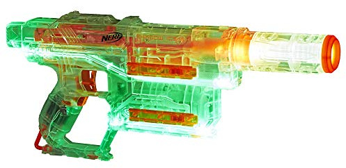 NERF Hasbro E2655EU4 N-Strike Modulus Ghost Ops Shadow ICS-6, Spielzeugblaster mit Tarn-oder Lichtmodus, Multicolor