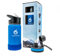 hydro2go Kinder Trinkflasche aus Edelstahl - BPA-freie Isolierflasche mit 2 auslaufsicheren Kappen (Strohhalm & Sport) - 350ml