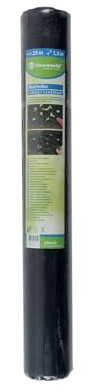 floraworld Mulchvlies 25x1,5m 50g schwarz
