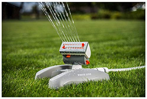 Naka24 Details zu Impulsprenger Gartensprenger Sprenger Kreisregner Gartenregner 442qm WL-Z18