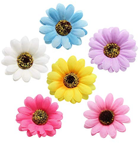 Sonnenblume Haarspange Haar Stifte Braut Haarspangen Haarschmuck für Heimreisen 6Pcs