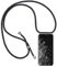 Handykette für Huawei P Smart 2019/ Honor 10 Lite Hülle,Handyhülle Transparent Silikon Schutzhülle - Necklace Hülle mit Band Handy-Kette Fallschutzhülle Schnur Kette zum Umhängen Case,Schwarz