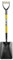 JCB 230-210 x 305mm Professional Tapered Mouth Site Master Shovel, Heavy-Duty Steel Blade for Home Improvement, Snow, Coal, Work, Trenches, Tarmac, Mixing Concrete