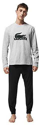 Lacoste Herren 4H7457 Morgenmantel, Marine/Argent Chine-Swing, XXL