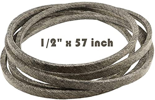 Courroie de plateau de tracteur de tondeuse à gazon pour Cub Cadet/MTD 954-04043B 754-04043, 754-04043A, 754-04043B, 954-04043, 954-04043A; Massey Ferguson 954-04043 1/2 x 57 Fabriqué avec du Kevlar