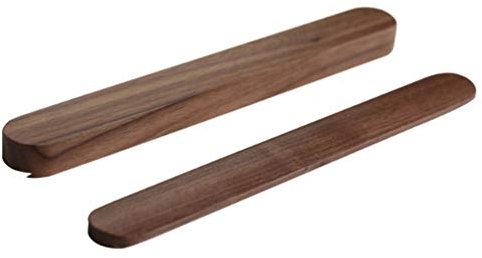 Yardwe Chinese Wood Chopsticks Case Portable Chopsticks Box Container Chopsticks Carrying Case Empty Chopstick Holder Flatware Holder for Camping Home Travel 26cm Coffee Chinese Stand