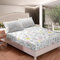 Kinder Blumen Spannbettlaken 90x200cm Blumen Muster Spannbetttuch Für Mädchen Frauen Jugendliche Niedlich Botanisches Dekor Bettlaken Set Bunte Garten Schlafzimmer 2St