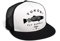 DEPARTED Herren Mesh Trucker Hat mit Print/Motiv - Snapback Cap - No. 83, Black/White