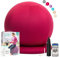 ENOVI ProfiBalance Gymnastikball mit Abdeckung, Pezziball, Sitzball Büro, 75CM, CR