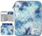 Dadanism 9-11 Zoll Tablet Tasche Hülle für iPad Air/Pro 11, iPad (A16) 11. Gen 11, i-Pad 10. Gen 10,9 Air 5/4, i-Pad 9/8/7. Gen 10,2, Galaxy Tab A9+ 11/S9 FE 10,9, Tab M11 11,Marmor Blau