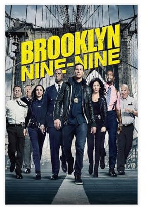 NEDOES Brooklyn Nine-Nine-Poster auf Leinwand, Schlafzimmer, Dekoration, Sport, Landschaft, Büro, Raumdekoration, Geschenk, ungerahmt, 50 x 75 cm
