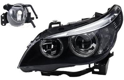 Johns, Faros de xenón aptos para BMW Serie 5 E60 E61 01/2005-03/07 D1S H7 Li. + niebla