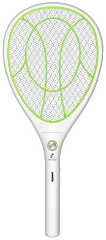 Walizard Racchetta Zanzare Elettrica Antizanzare Zanzariera:Paletta Mosche Insetti Ammazza Uccidi Anti Zanzare Elettrico Fly Killer Zapper Swatter 3000V USB Ricaricabile