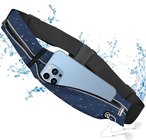 Laufgürtel für Handy, Lauftasche Jogging, Sportgürtel Lauftasche, Bauchtasche Sport Lauftasche mit Verstellbarem Gummiband, Sportgürtel für Laufen, Sport, Fitness (Tarnfarbe)