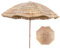 DJJYCTNM Ø 300cm / 9.8ft Großer Outdoor Hawaii Sonnenschirm Strandschirm Garten Stroh Sonnenschirm-Regenschirm, Sonnenschirm Strand Anti-UV und Wasserdicht (Natürliche Farben)