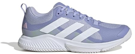 adidas Damen Court Team Bounce 2.0 Shoes, Violet Tone/FTWR White, 41 1/3 EU