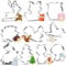 10 Piece DIY Forest Animal Cookie Cutter Set, Large Baking Mould for Kids Party, Contain Christmas Tree, Squirrels, Mushroom, Bird, Rabbit, Hedgehog, Tree, Deer, Fox, Owl-Cookie Cutter Mould