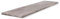 HausFux studioLINE MDF-Innenfensterbank nach Maß - 1,8 cm stark, melaminbeschichtet, mit ABS-Kante - Made in Germany - individueller Zuschnitt (Bellato Grau, T x L | 15 x 50 cm)