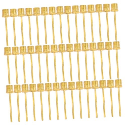 Sosoport Universal Pump Needle for Sports 50pcs Metal Inflation Needles Essential for Basketball Football Soccer