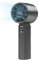 Alljazz Portable Handheld Fan 4000mAh Mini Hand Personal Fan High Speed with 5 Speeds,Digital Display,Rechargeable,Up to 12 Hours Small Essentials for Travel/Outdoor/Home/Office/Vacation(Grey)