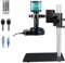 RUZIZAO Digital Microscope with Metal Base, 48MP 4K 1080P HDMI/USB Benchtop Industrial Magnifier, 150X HD Lens, LED Ring Light, Microscopes for Observation/Soldering/Electronic Repairs