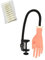 WOFASHPURET Modèle de Main Artificielle en Silicone pour Ongles d'Entraînement 1 Ensemble Flexible avec Support Pratique pour Débutants et Amateurs de Nail Art Outils de Manucure