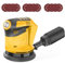 Cordless Orbital Sander for Dewalt 18V/20V Battery,with 12Pcs Sandpapers,3 Variable Speed 7500-15000 RPM,Perfect for Wood and Steel(No Battery)