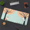 Gaming Mouse Pad, 1500x800x2mm XXL Mousepad, Large Non-Slip Desk Pad, Improved Precision and Speed, Mouse Mat Suitable for Office, Gamer, Home (Tree Grass)
