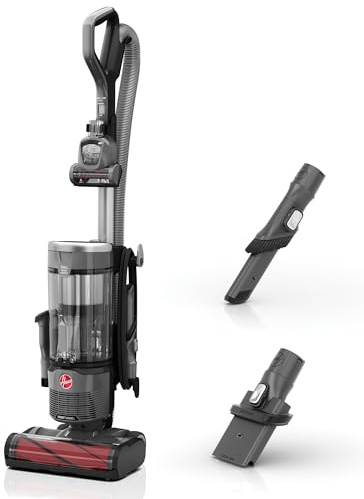 Hoover WindTunnel Swivel Pet Bagless Upright Vacuum Cleaner forhome use on Carpet and Hard Floors, Corded Upright Vacuum Cleaner for Pet Hair, Lightweight Design, Swivel Steering
