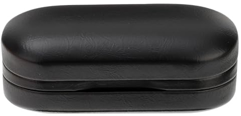 Didiseaon Brillenetui Doppelt für 2 Brillen: Brillenetui Hardcase Doppeltes Brillen Etui aus PU Leder Tragbarer Glasses Case Brillenhülle für Reisen Und Alltagsgebrauch