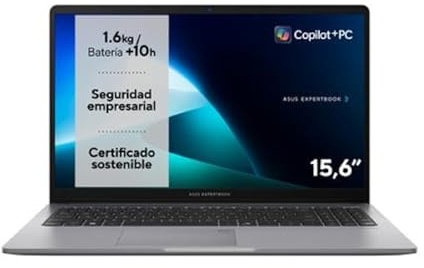 ASUS Portátil ExpertBook P1 P1503CVA-S70671 Intel Core i5-13420H- 16GB- 512GB SSD- 15.6'- Sin Sistema Operativo