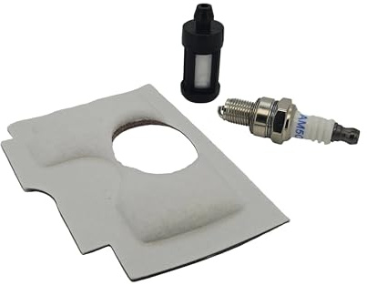 3pcs Set Air Filter, Spark Plug & Fuel Filter Service Kit for Stihl MS170 2-Mix & MS180 2-Mix Chainsaws – Replaces 1130 141 1700 / 0000 350 3500